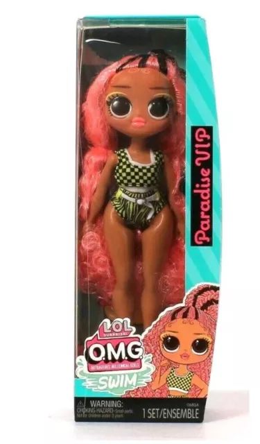 LOL Surprise OMG Swim “Paradise VIP” Doll Pink Hair