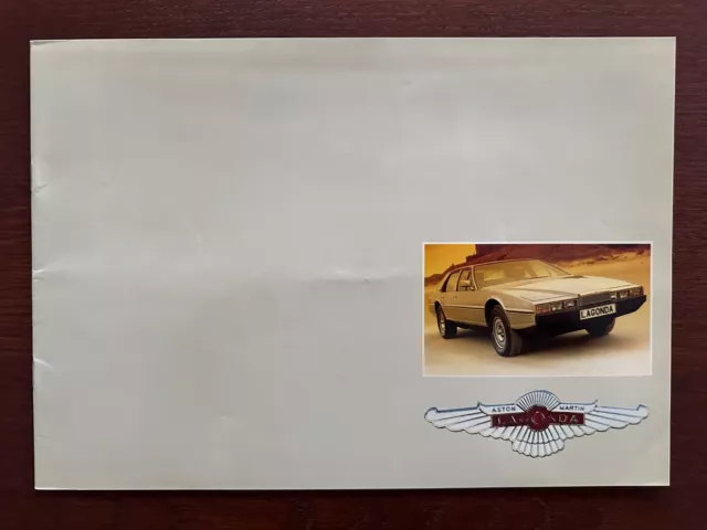 Prospekt / brochure Aston Martin Lagonda MY 1980