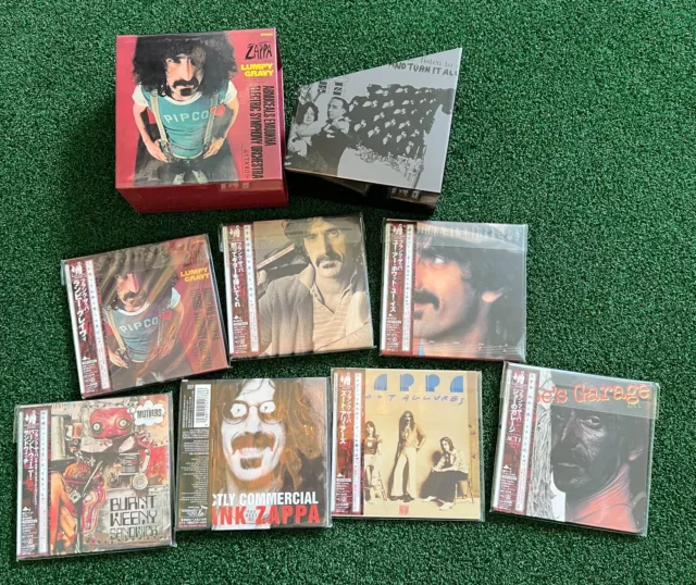 Frank Zappa Japan Mini LP CD Box Set 7 x CD klumpig Soße, Zoot Allures etc RAR!