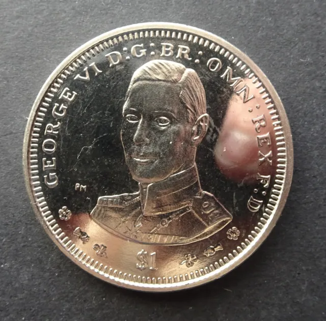 2006 British Virgin Islands George VI one dollar UNC coin