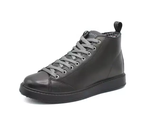 Igi & Co Chaussures Hommes Véritable Cuir Baskets Hautes Hiver Igico Bottines Et