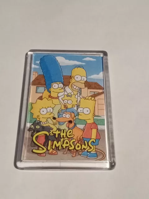 The Simpsons Homer Bart Maggie Marge Lisa Acrylic Fridge Magnet