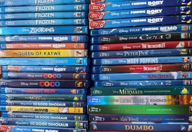 Blu-Ray 4K / DVD's Pick & Choose From 100's of Kids Disney Family Flat Rate Ship