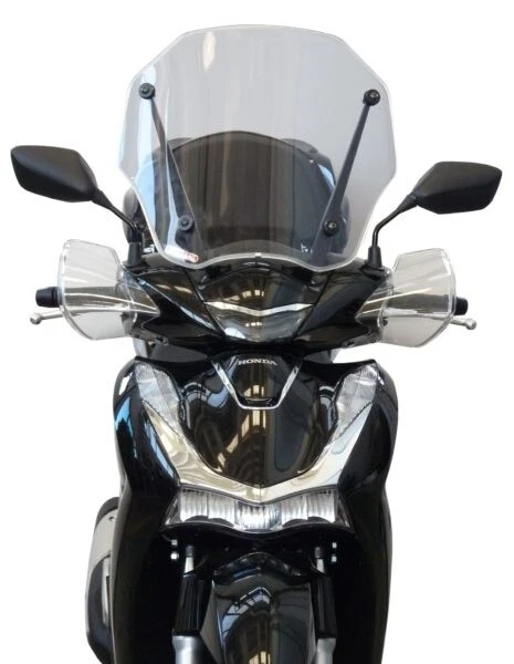 Parabrezza Cupolino Visiera Per Honda SH 125 I 2020 - Grigio Scuro | Paravento Estivo - Foto 3