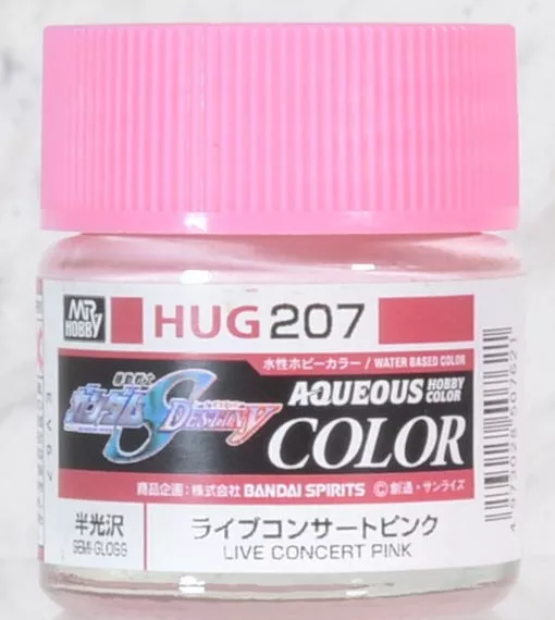 Gunze Mr.Hobby Gundam Seed Destiny Aqueous Color HUG207 Live Concert Pink (10ml)