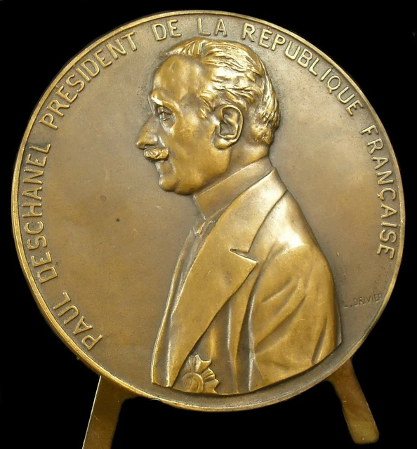 Médaille Française Or Plaqué - Président Courbevoie Sports Football Par CAM - Collection Sport