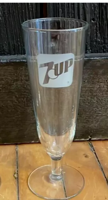 7up parfait glass 1980s very rare