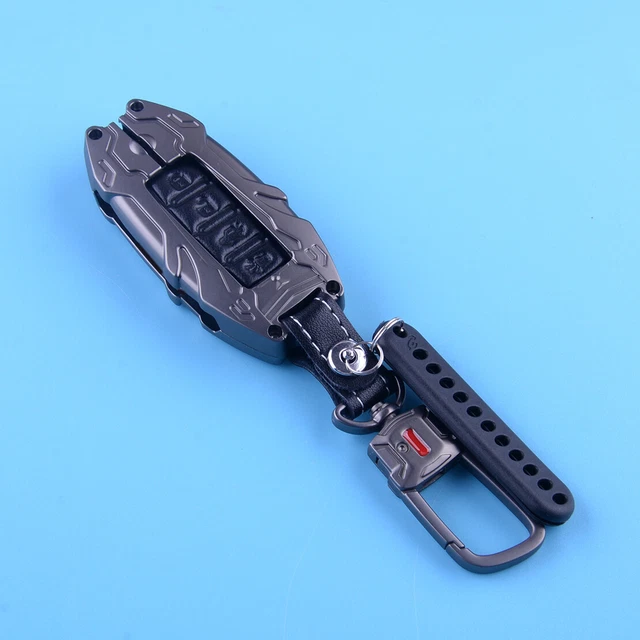 Alloy Smart Key Fob Cover Case Shell Keychain Fit For Infiniti Nissan Qashqai