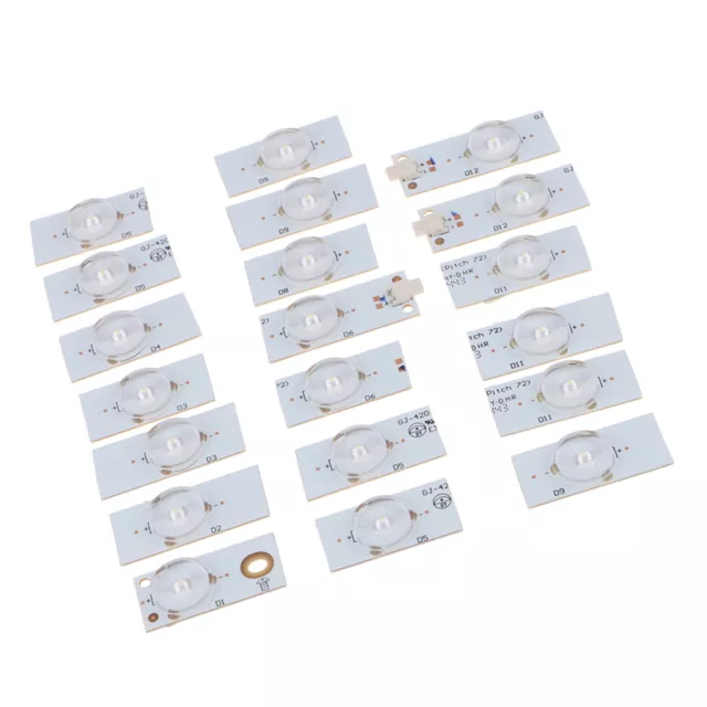 20Pcs SMD Lamp Beads 6V Specially for LED TV Backlight Strip and TV Repair