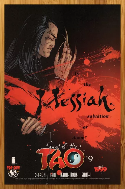 1999 Top Cow Comics Spirit of the Tao Vintage Print Ad/Poster Billy Tan Art 90s