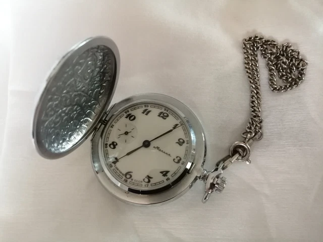 Vintage Molnia / Molnija Pocket Watch orologio da tasca taschino russo