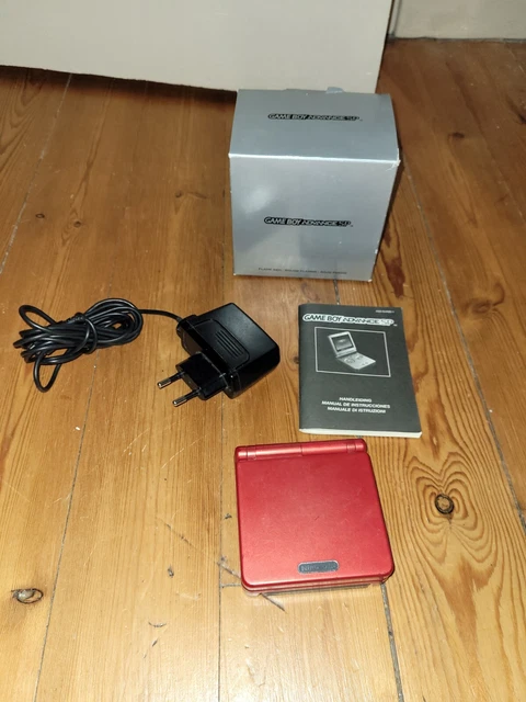 Console Nintendo Game Boy Advance Sp Rouge En Boite