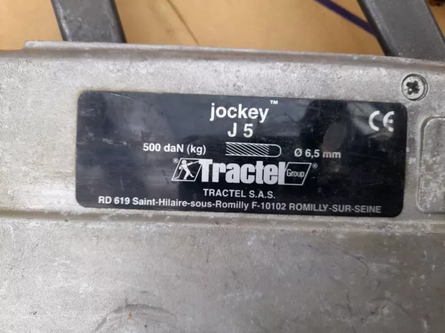 TIRFOR  TRACTEL JOCKEY  J5 PULLING SYSTEMS (500KGS MAX') Ideal 4x4 Etc