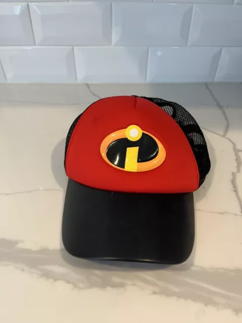 Disney Parks Adult Pixar The Incredibles Adjustable Snapback Baseball Cap Hat