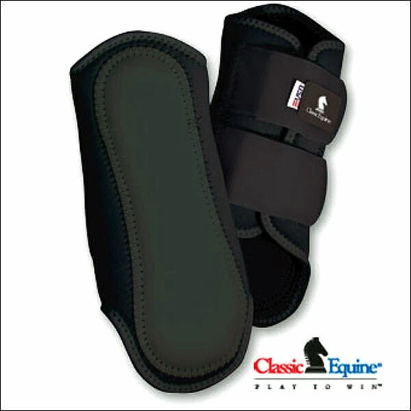 20CE Large Black Classic Equine Tack Horse Leg Protection Splint Boot