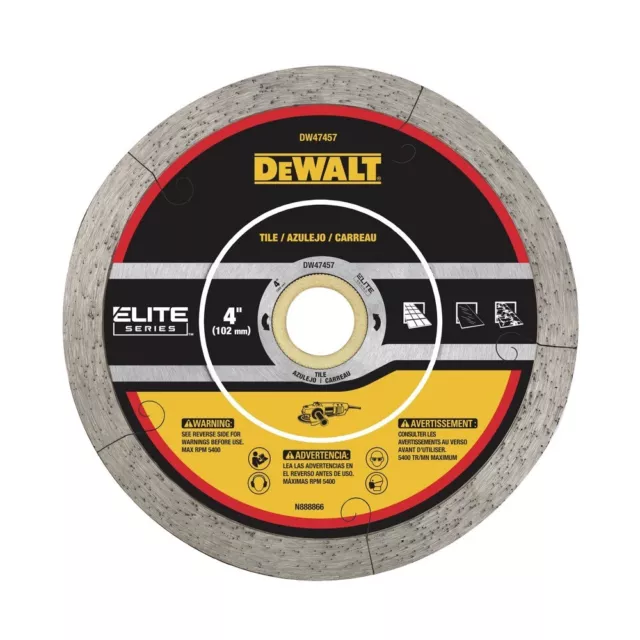 DeWalt DW47457 4 in. XP7 Tile Diamond Blade New