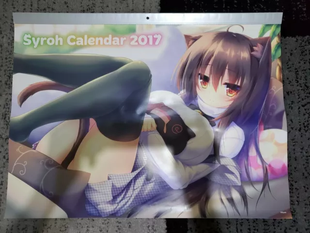 SYROH ANIME GIRL Large Art Calendar Rare Collectible $99.99 - PicClick
