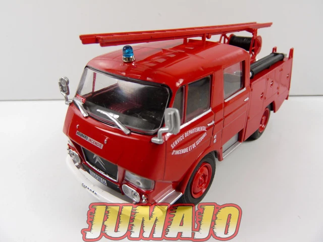 Camion De Pompier Citroën U23.50 4x4 - Sinpar / CCFM - IXO/Hachette 1/43 - Neuf