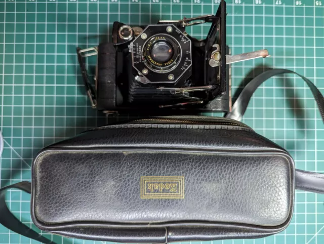 Fuelles plegables vintage para cámara fotográfica Kodak Six-20 Junior 620 ¡Hermosos!