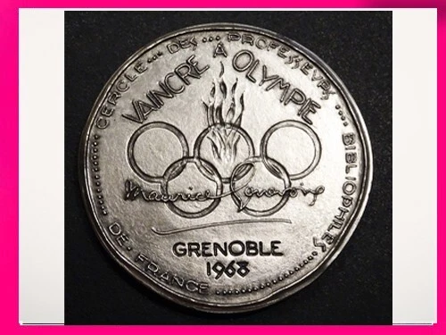 Assiette Grenoble Jeux Olympiques d'Hiver 1968