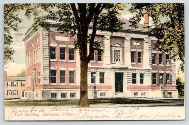 Hanover New Hampshire~Dartmouth College~Tuck Building~Building Behind~1907