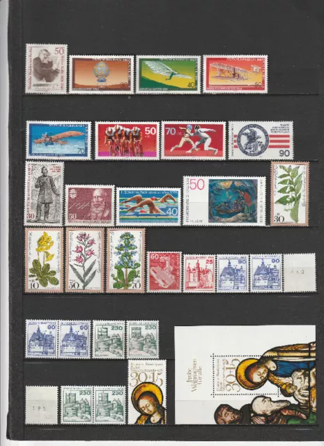 TIMBRES ALLEMAGNE BERLIN - ANNEE COMPLETE 1978 - NEUF **  - COTE 63,25 euros