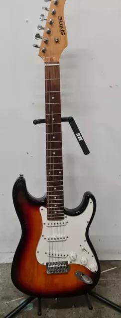 Shine Strat Electric Guitar Sunburst