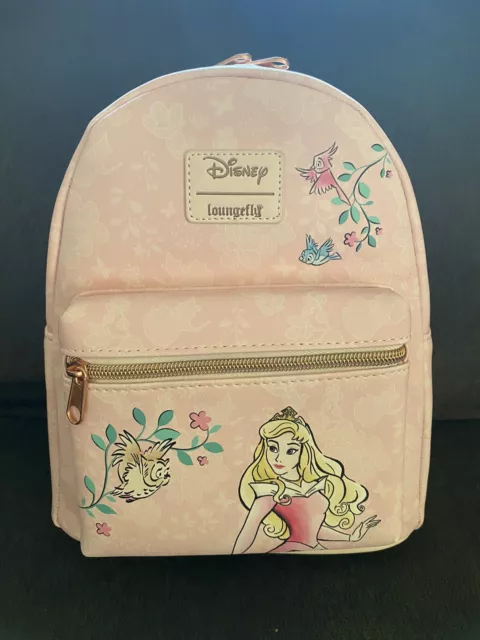 LOUNGEFLY DISNEY SLEEPING Beauty Aurora Sketch Mini Backpack £65.00 -  PicClick UK