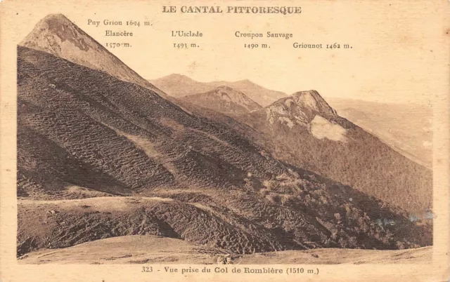 Vue prise du Col de Rombière - LE CANTAL PITTORESQUE