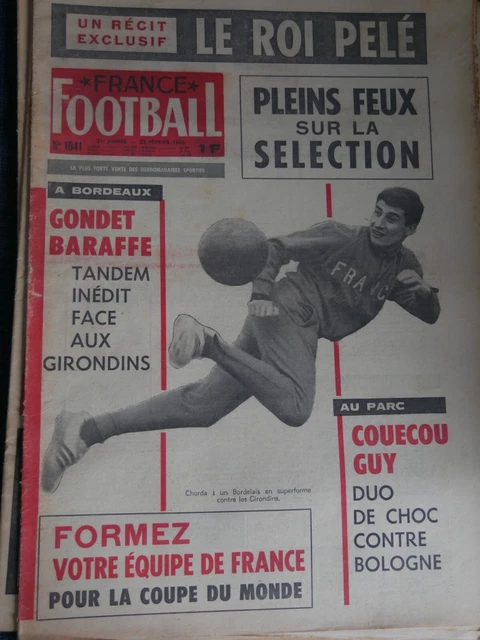 FRANCE FOOTBALL N°1731:12061979 auxerre nantes meinau shaer gondet