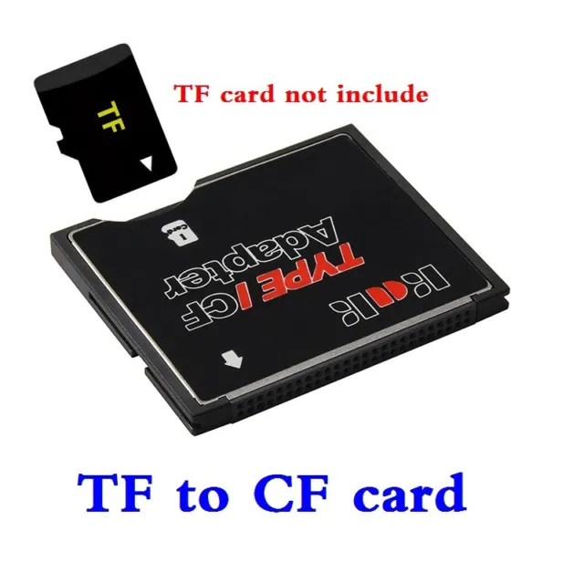 Memory Card Reader Adapter Micro SD TF CF Micro SDHC to Compact Flash Type