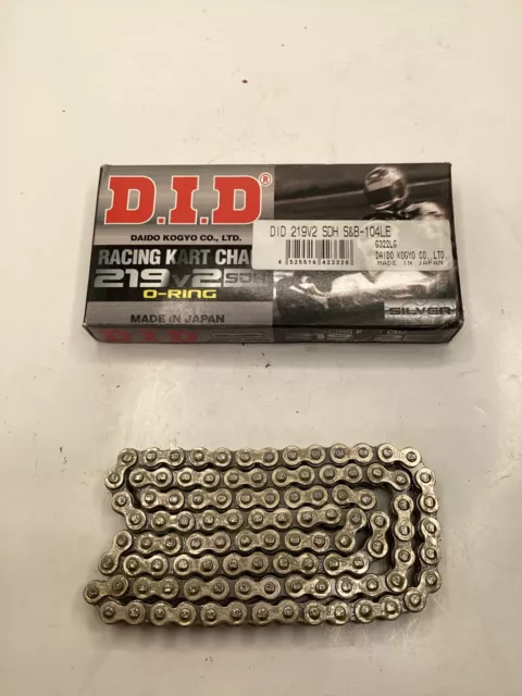 DID Racing Kart Chain 219 V2 SDH S&B 104LE