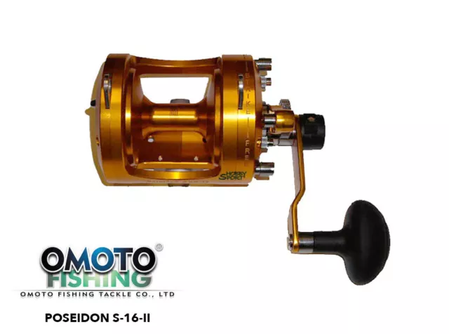 Omoto Fishing Mod  S-16 Ii Mulinello Traina  Doppia Velocita'  Classe 16 Lb