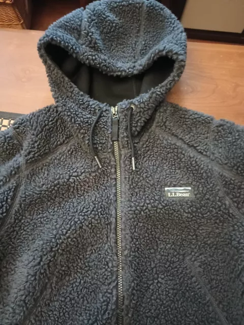 Ll Bean Mountain Pile Fleece Coat FOR SALE! - PicClick