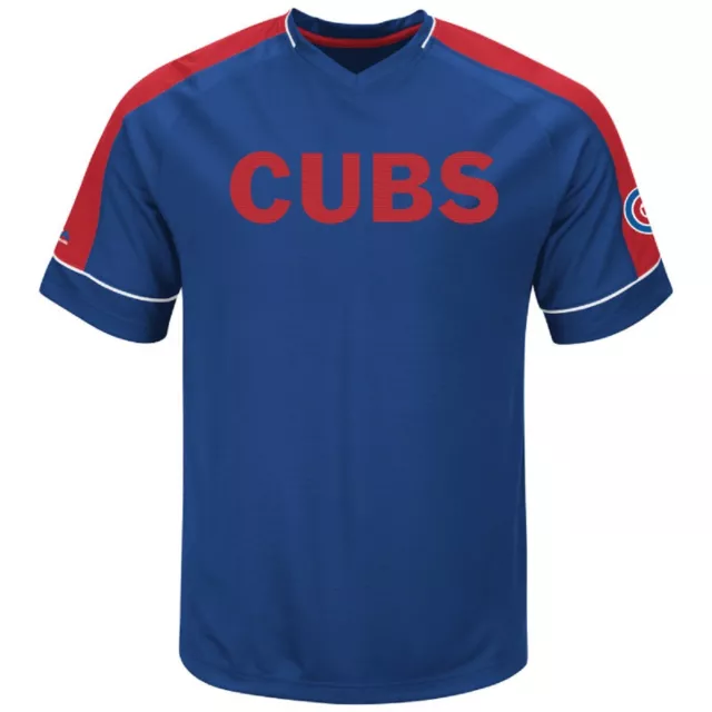 MLB T-Shirt Chicago Cubs Lead Hitter Jersey Shirt Trikot WarmUp Mesh Baseball