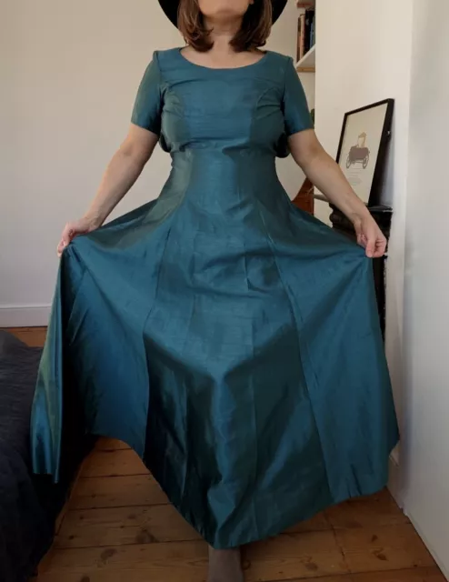 Pure silk on sale maxi dress