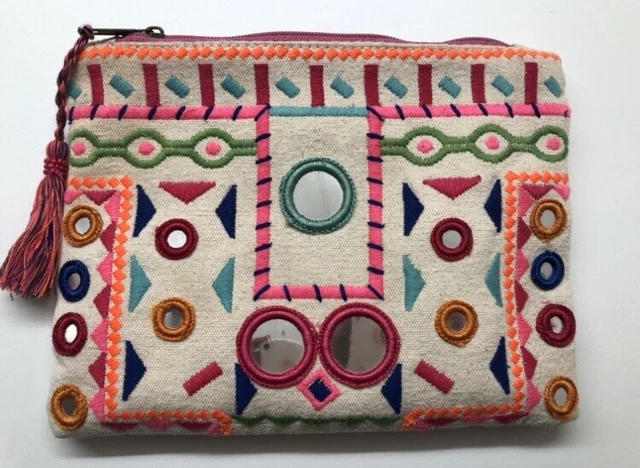 Grande Trousse Pochette Royal Tapisserie - Motif Paris - Neuf - Style Vintage