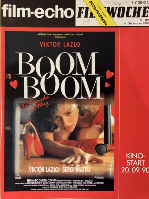 film-echo Filmwoche Nr. 37 1990 Boom Boom Viktor Lazlo Sergi Mateu Gemma Cuervo