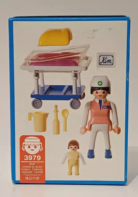 Playmobil Sammlung Set 3979 Kinderkrankenschwester mit Baby Krankenhaus NEU OVP 2