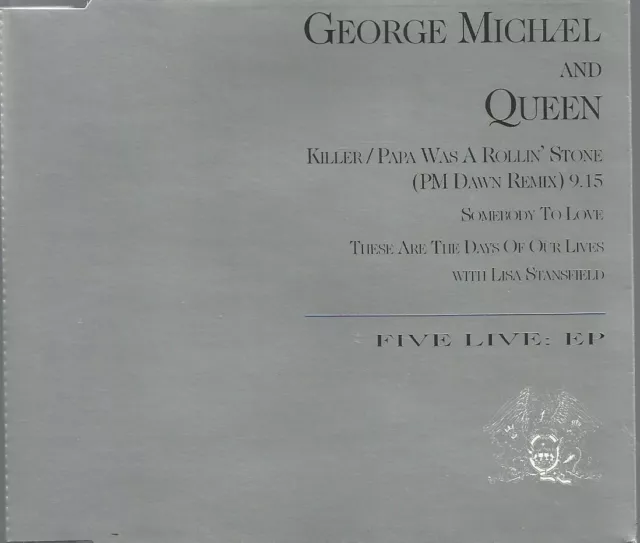 George Michael And Queen - Five Live EP 1993 Parlophone CD single