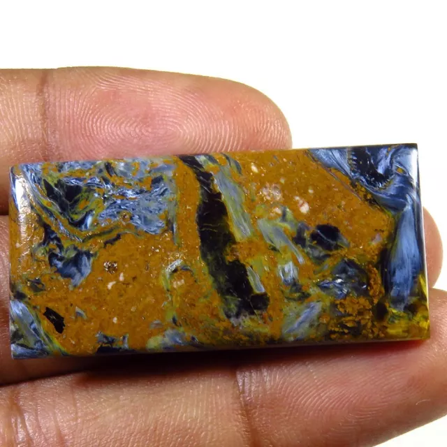 Natural Chatoyant Pietersite Cabochon 39x18 mm Baguette Smooth Gems 31 Cts PS-04 2