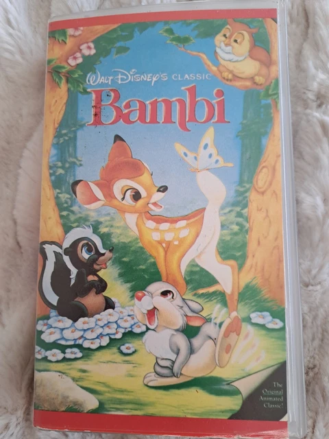 bambi-vhs-sur-1994-classique-walt-disney-eur-2-32-picclick-fr
