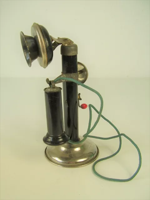 Antikes Kinder Blech Spielzeug Telefon vor 1945