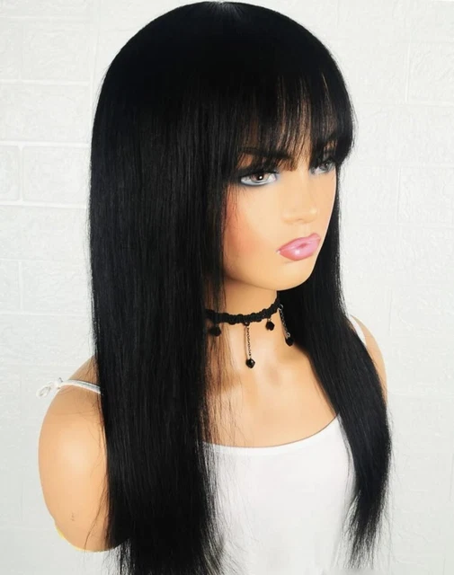 Perruque femme hot sale noire longue