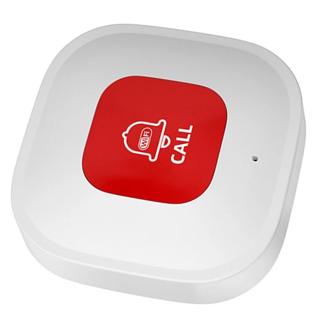 Pulsante allarme leggero e portatile Tuya WiFi SOS ideale per la sicurezza degli anziani