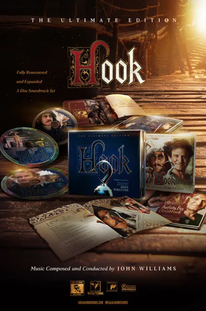 John Williams - Hook (1991) Complete Score + Alternate 3CDs / Newly Remasterd!!!