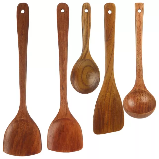 Bamboo Home Kitchen Salad Shovel Spatulas Cooking Wooden Spoons Wood Utensils