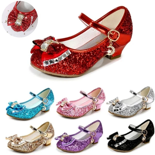 Prinzessin Schuhe Für Mädchen - Elegante Kristall Absatzschuhe Für Hochzeit & Party