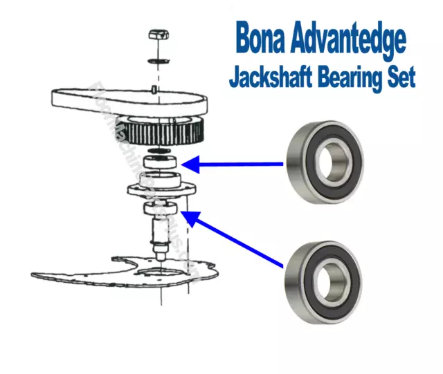 Bona Advantedge Jackshaft Bearing Set