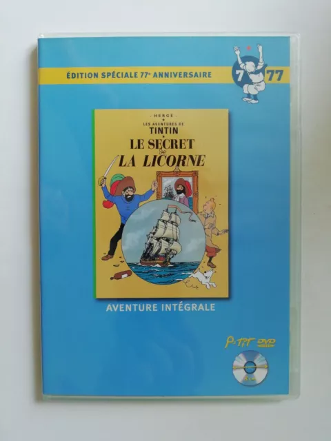 Les Aventures De Tintin: Le Secret De La Licorne.  P'tit DVD. Edition Spéciale